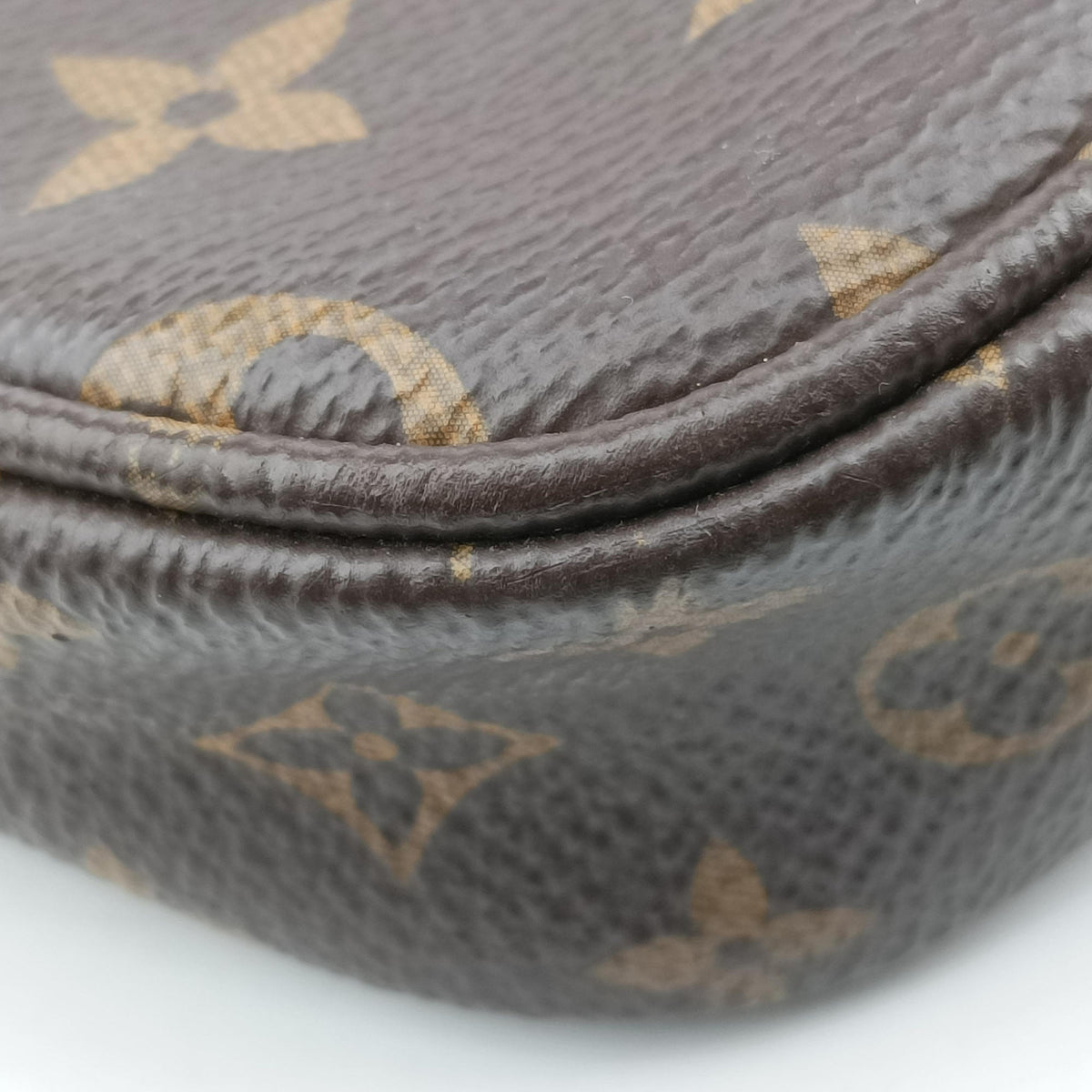 Pre-owned Louis Vuitton MULTI POCHETTE ACCESSOIRES brown×khaki Monogram Canvas M44813 shoulderbag | stylenewstar