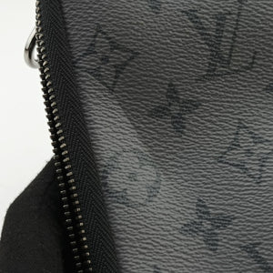 Vintage Louis Vuitton Double Phone Pouch GRIS x BLACK Monogram Eclipse Reverse M69534 crossbodybag | stylenewstar