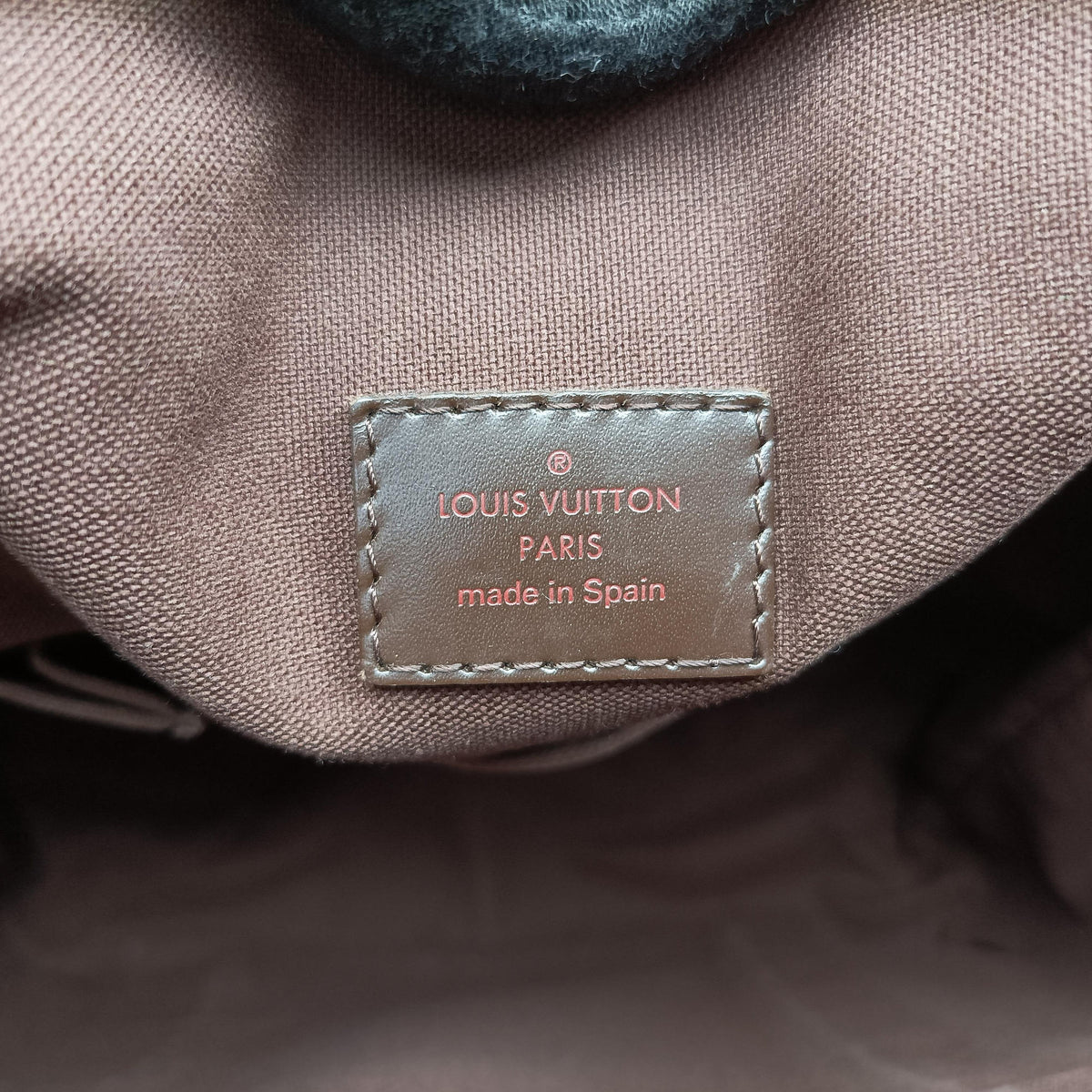 Secondhand Louis Vuitton Cabas Bobur EBENE Damier Canvas N52006 handbag | stylenewstar