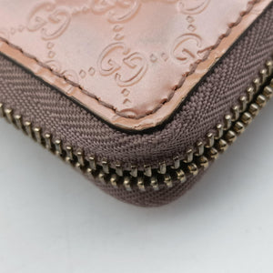 Pre-owned Gucci Emily Pink Patent Leather 295403 shoulderbag | stylenewstar