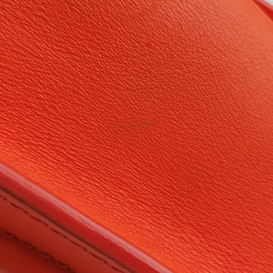 Pre-owned Celine Luggage Micro shopper Orange leather  handbag | stylenewstar