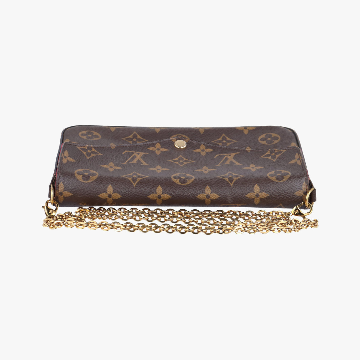 Secondhand Louis Vuitton Pochette Felicie Brown Monogram Canvas M61276 shoulderbag | stylenewstar