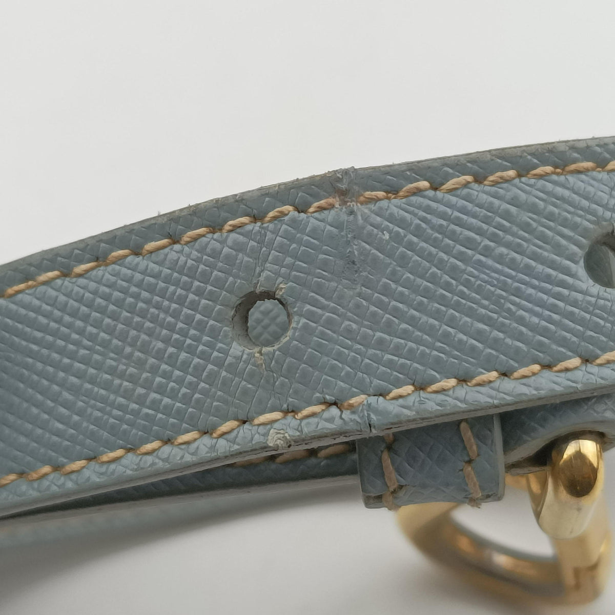 Pre-owned Prada Paradigme Lucido Tote Top Handle Blue SAFFIANO　Leather BN2254 shoulderbag | stylenewstar