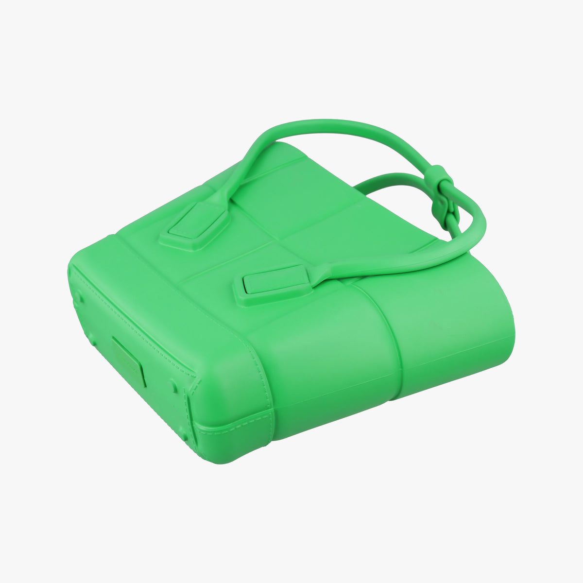 Secondhand Bottega Veneta The Arco Green Rubber  handbag | stylenewstar