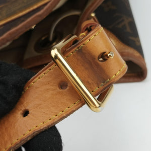 Pre-owned Louis Vuitton GALLIERA PM Brown Monogram Canvas M56382 shoulderbag | stylenewstar