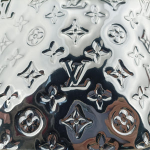 Pre-owned Louis Vuitton Lockit Silver Monogram Miroir M95449 handbag | stylenewstar