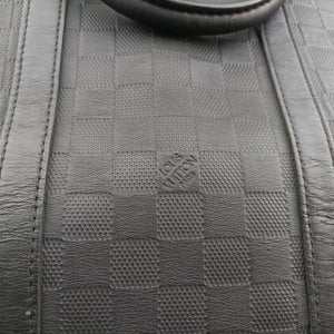 Pre-owned Louis Vuitton Porte-Document Voyage onyx Damier Infini N41146 handbag | stylenewstar