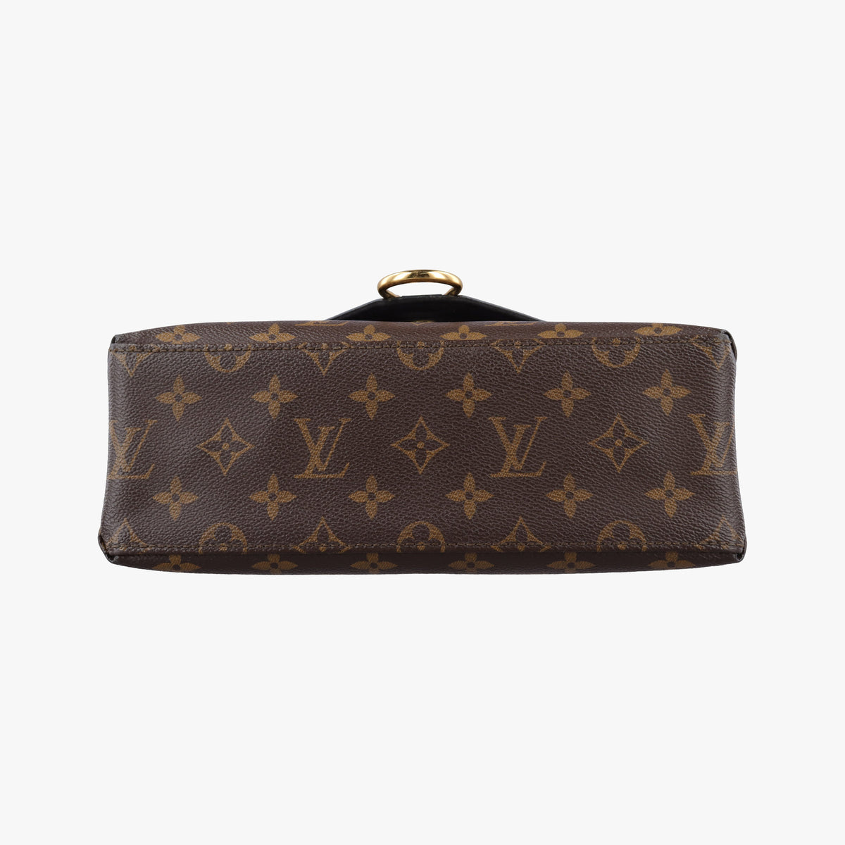 Pre-owned Louis Vuitton SAINT MICHEL Brown×Noir Monogram Canvas×epi M44030 shoulderbag | stylenewstar