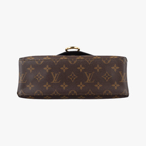 Pre-owned Louis Vuitton SAINT MICHEL Brown×Noir Monogram Canvas×epi M44030 shoulderbag | stylenewstar
