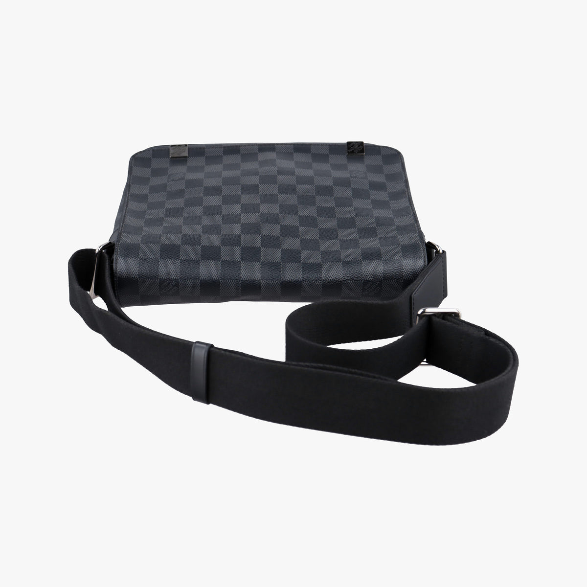 Pre-owned Louis Vuitton DANIEL MM Noir Damier GRAPHITE N58029 shoulderbag | stylenewstar