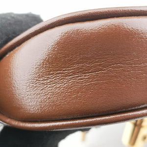 Pre-owned Gucci Jackie 1961 GG Supreme brown x beige PVC coated canvas×Leather 637092 shoulderbag | stylenewstar