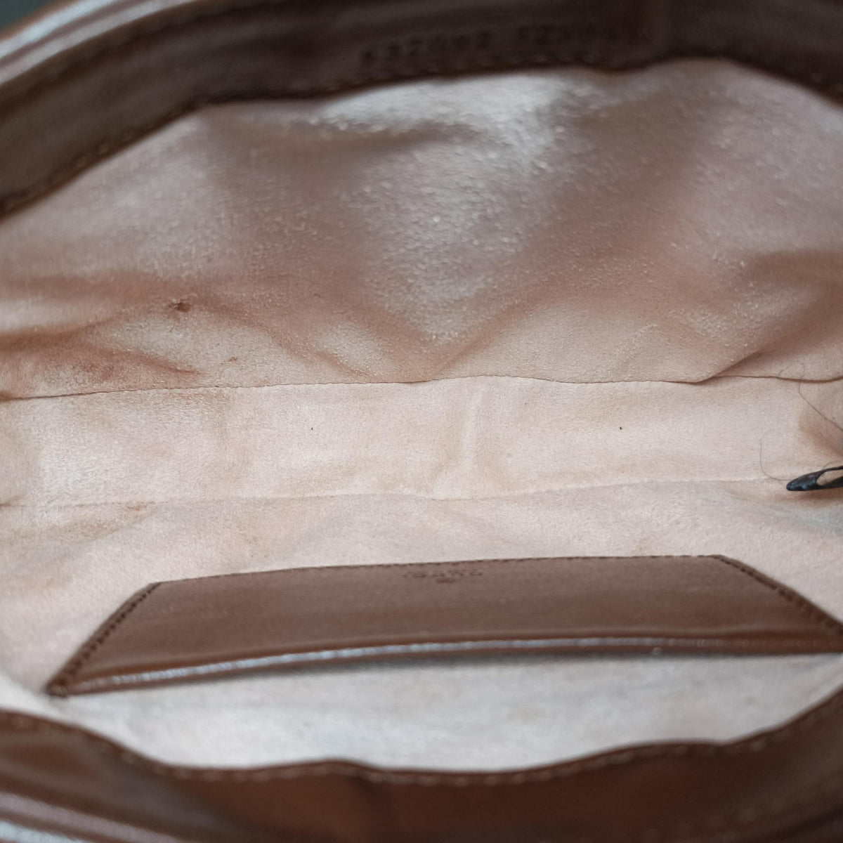 Pre-owned Gucci Jackie 1961 GG Supreme brown x beige PVC coated canvas×Leather 637092 shoulderbag | stylenewstar