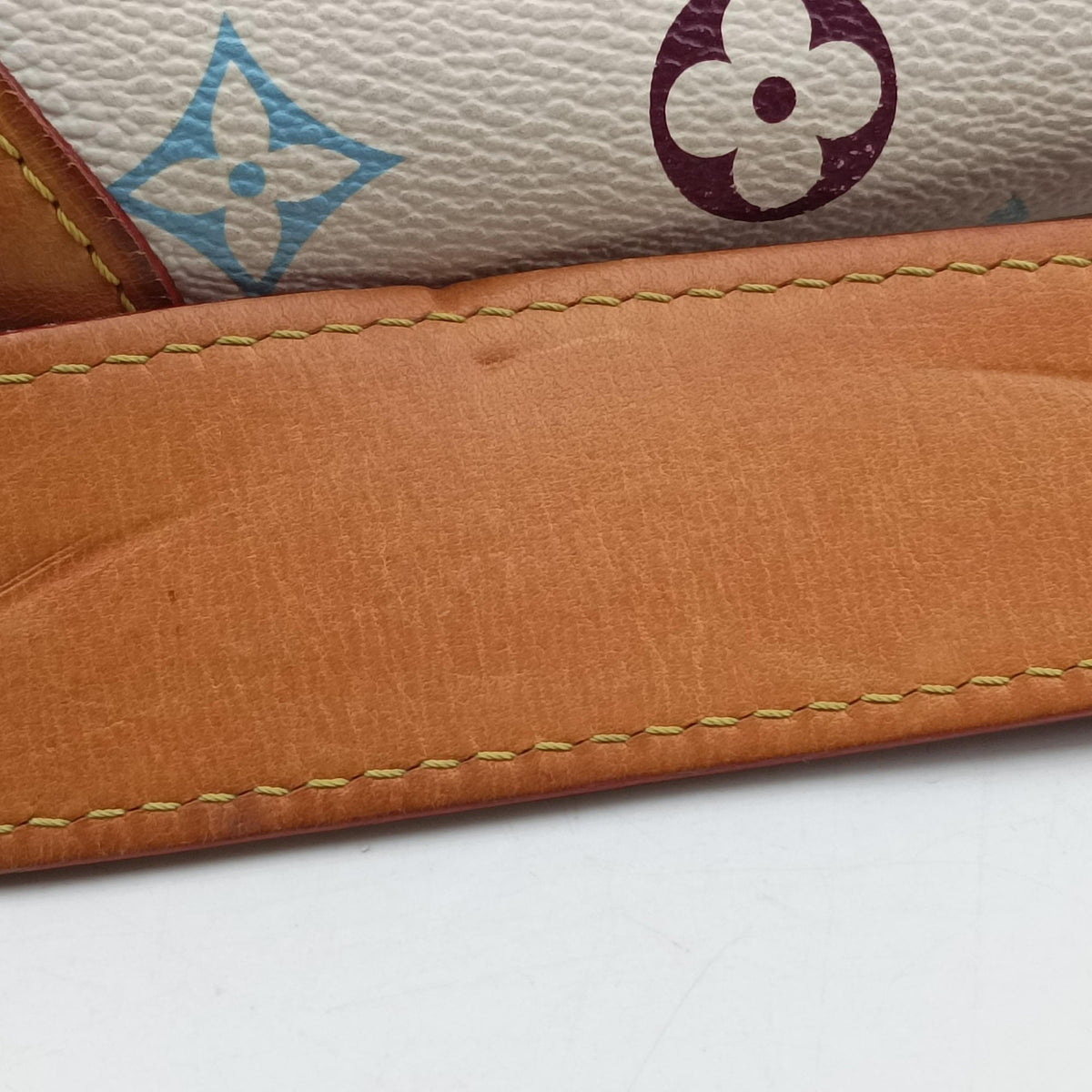 Secondhand Louis Vuitton BEVERLY MM White Monogram Multicolor M40203 shoulderbag | stylenewstar