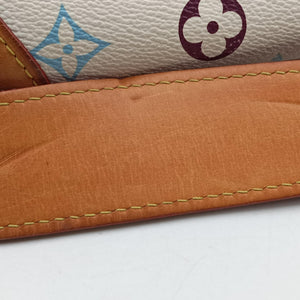 Secondhand Louis Vuitton BEVERLY MM White Monogram Multicolor M40203 shoulderbag | stylenewstar