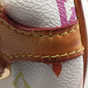 Secondhand Louis Vuitton BEVERLY MM White Monogram Multicolor M40203 shoulderbag | stylenewstar