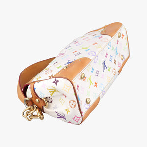 Secondhand Louis Vuitton BEVERLY MM White Monogram Multicolor M40203 shoulderbag | stylenewstar