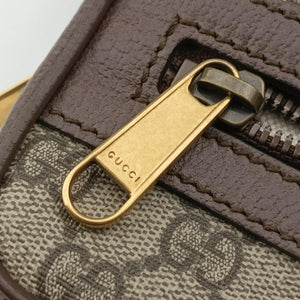 Pre-owned Gucci Ophidia brown×Beige PVC coated canvas×leather 547926 shoulderbag | stylenewstar