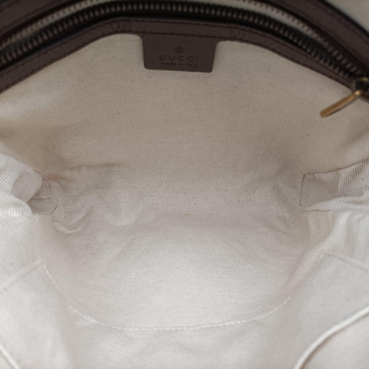 Pre-owned Gucci Ophidia brown×Beige PVC coated canvas×leather 547926 shoulderbag | stylenewstar