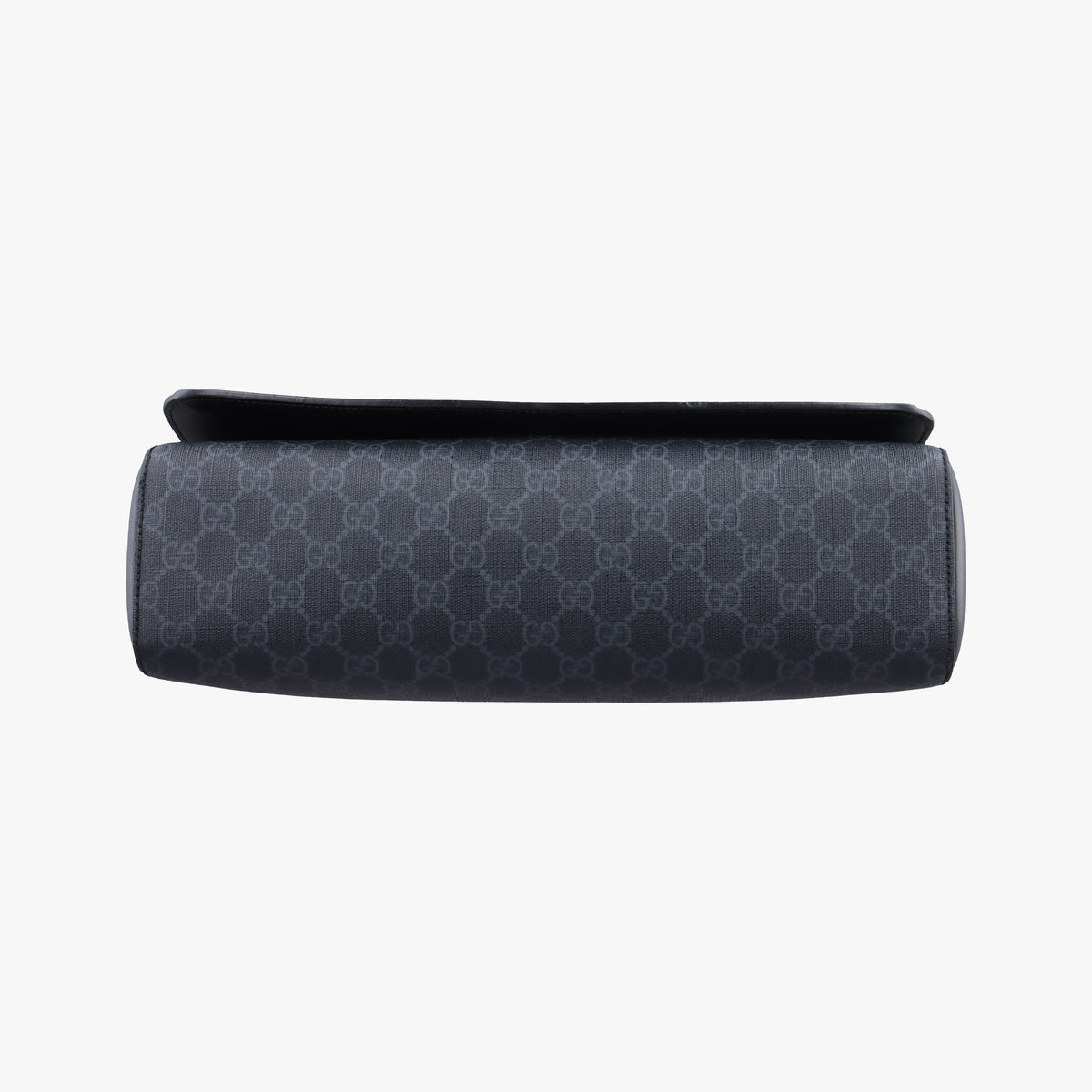Pre-owned Gucci GG Supreme Courrier Messenger Black×Multicolour PVC coated canvas×Leather 474138 shoulderbag | stylenewstar