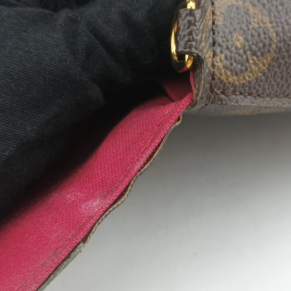 Pre-owned Louis Vuitton Pochette FeLICIE Brown Monogram Canvas M61276 clutchbag | stylenewstar