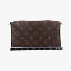 Pre-owned Louis Vuitton Pochette FeLICIE Brown Monogram Canvas M61276 clutchbag | stylenewstar