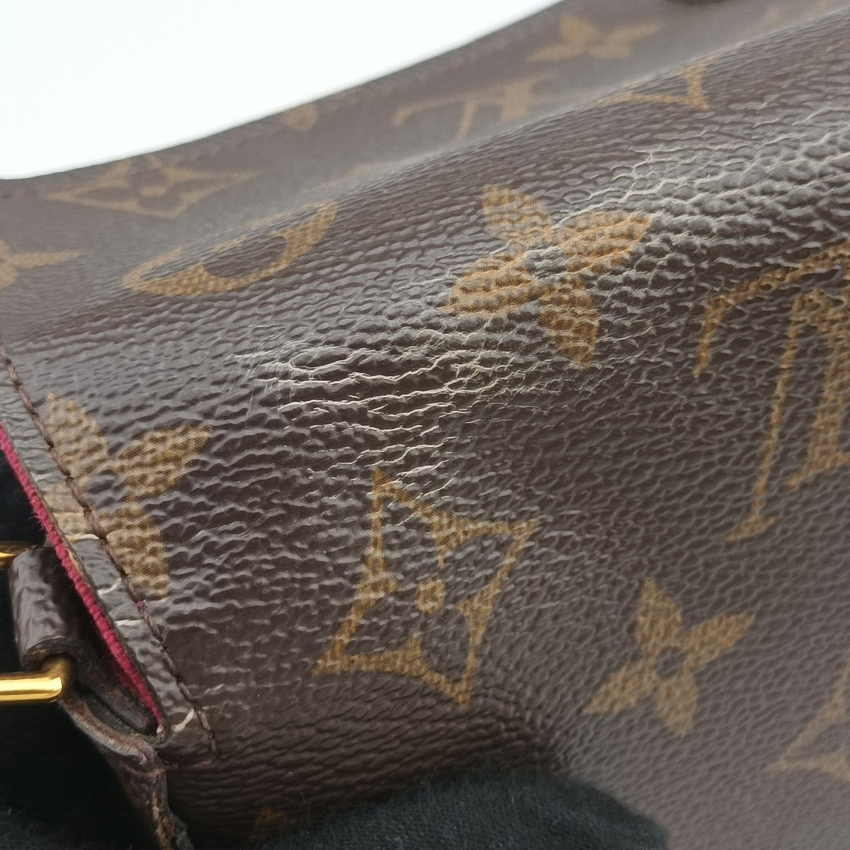 Pre-owned Louis Vuitton Pochette FeLICIE Brown Monogram Canvas M61276 clutchbag | stylenewstar