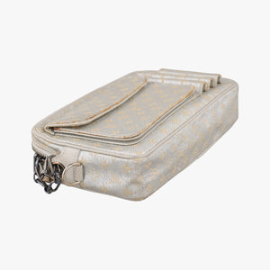 Pre-owned Louis Vuitton Shine McKenna Silver Monogram Shine M92362 shoulderbag | stylenewstar