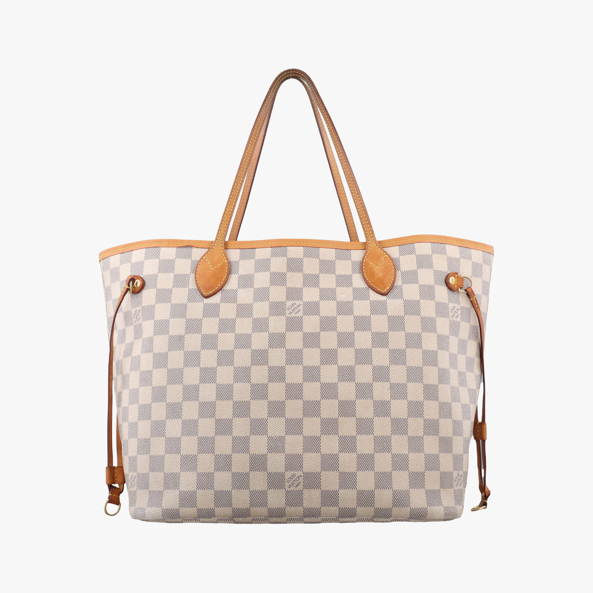 Pre-owned Louis Vuitton Neverfull MM Azur Damier Canvas N51107 shoulderbag | stylenewstar