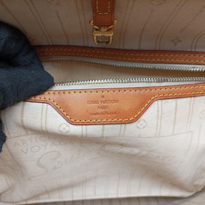 Pre-owned Louis Vuitton Neverfull MM Azur Damier Canvas N51107 shoulderbag | stylenewstar