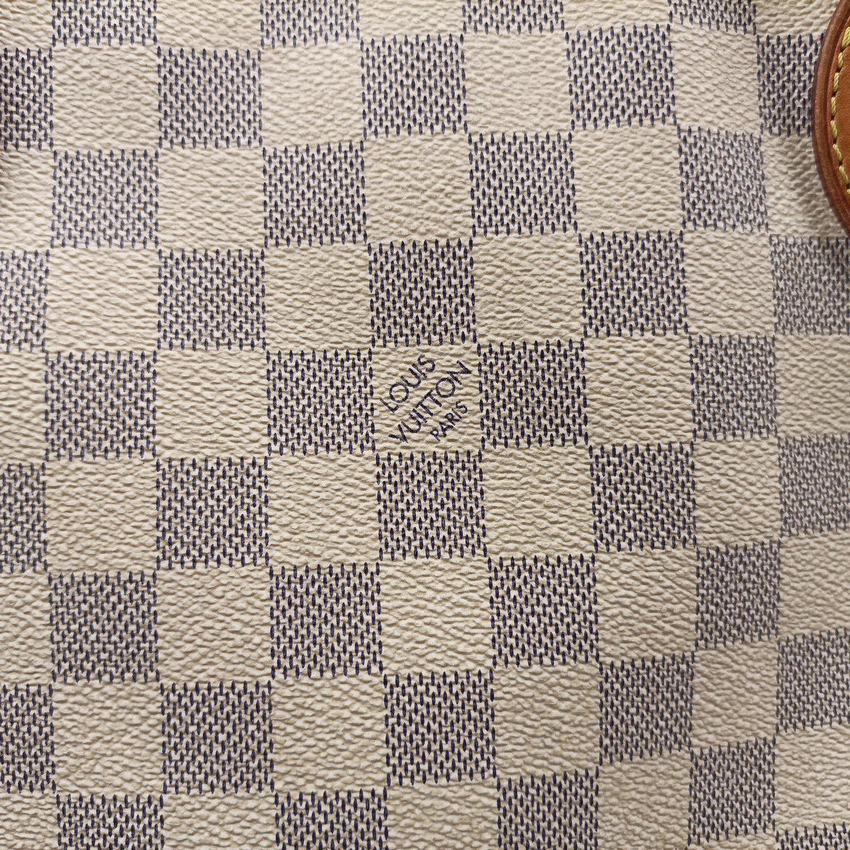 Pre-owned Louis Vuitton Neverfull MM Azur Damier Canvas N51107 shoulderbag | stylenewstar