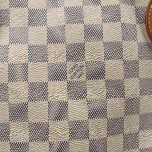 Pre-owned Louis Vuitton Neverfull MM Azur Damier Canvas N51107 shoulderbag | stylenewstar