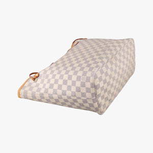 Pre-owned Louis Vuitton Neverfull MM Azur Damier Canvas N51107 shoulderbag | stylenewstar