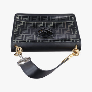 Vintage Fendi Kan I F Black PVC Coated Canvas 8BT234 shoulderbag | stylenewstar