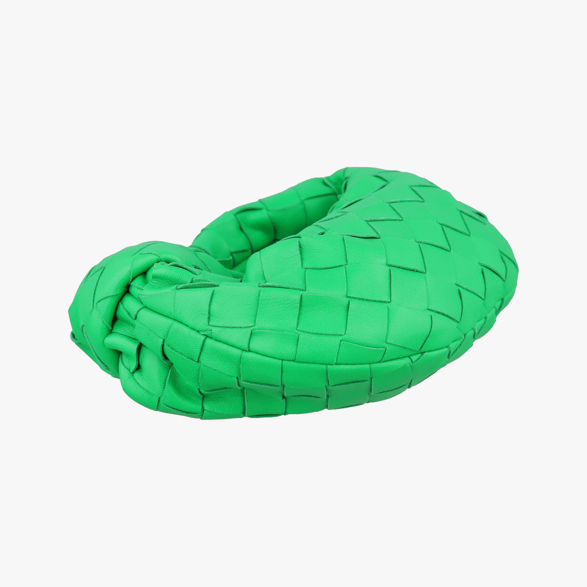Pre-owned Bottega Veneta The Jodie Green lambskin  handbag | stylenewstar