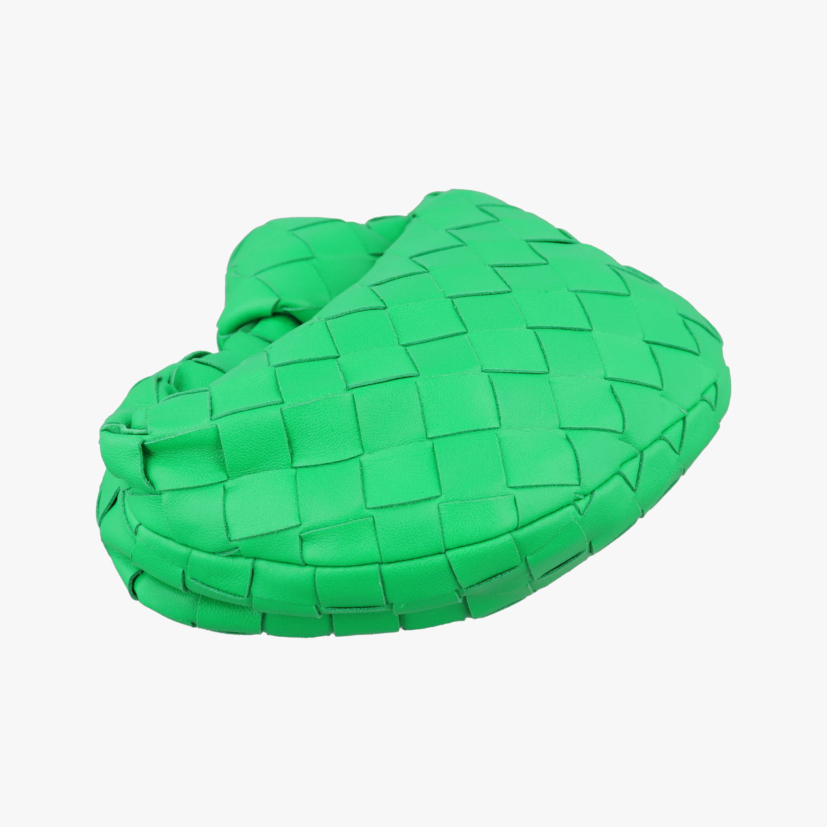 Pre-owned Bottega Veneta The Jodie Green lambskin  handbag | stylenewstar