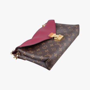 Secondhand Louis Vuitton Pallas Chain Brown x Aurore Monogram canvas M41200 shoulderbag | stylenewstar