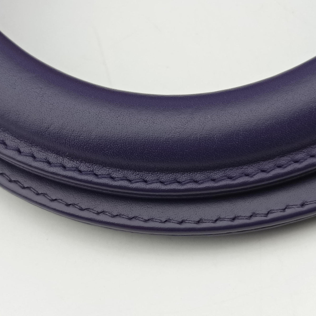 Pre-owned Christian Dior Diorissimo Purple Leather  shoulderbag | stylenewstar