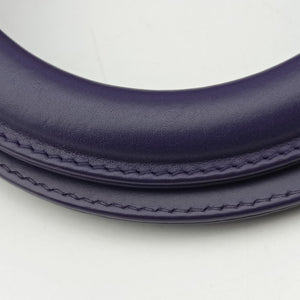 Pre-owned Christian Dior Diorissimo Purple Leather  shoulderbag | stylenewstar