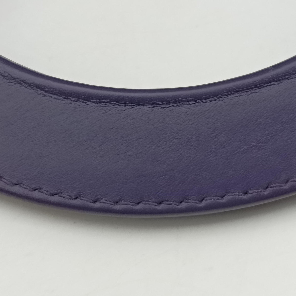 Pre-owned Christian Dior Diorissimo Purple Leather  shoulderbag | stylenewstar