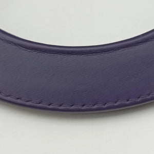 Pre-owned Christian Dior Diorissimo Purple Leather  shoulderbag | stylenewstar