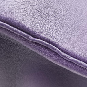 Pre-owned Christian Dior Diorissimo Purple Leather  shoulderbag | stylenewstar