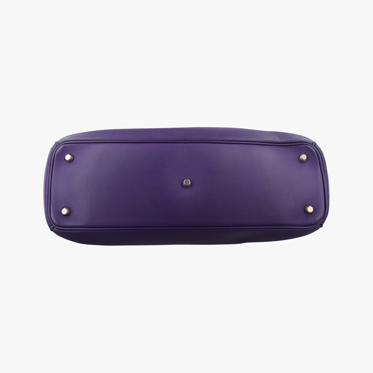 Pre-owned Christian Dior Diorissimo Purple Leather  shoulderbag | stylenewstar