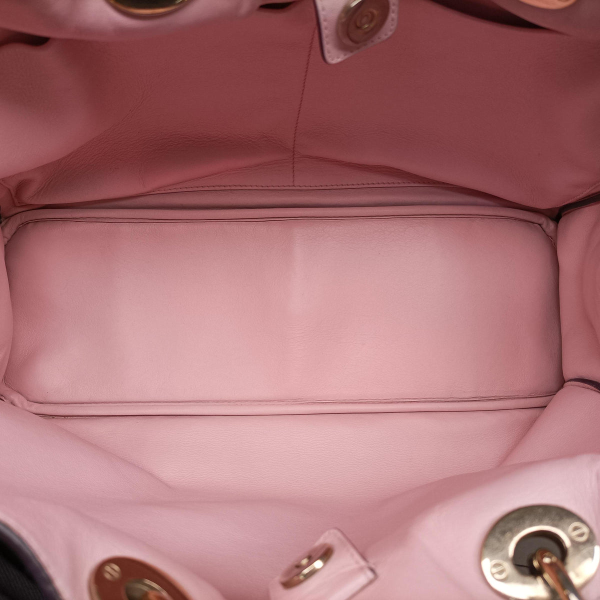 Pre-owned Christian Dior Diorissimo Purple Leather  shoulderbag | stylenewstar