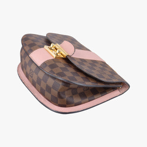 Pre-owned Louis Vuitton Wight EBENE×Magnolia Damier Canvas×Taurillon Leather N64418 shoulderbag | stylenewstar