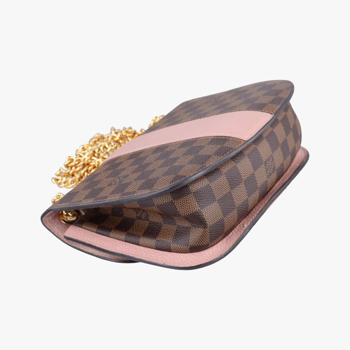 Pre-owned Louis Vuitton Wight EBENE×Magnolia Damier Canvas×Taurillon Leather N64418 shoulderbag | stylenewstar