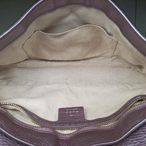 Pre-owned Gucci SOHO Purple Leather 336752 shoulderbag | stylenewstar
