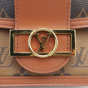 Pre-owned Louis Vuitton Portefeuille Dauphine Brown Monogram Reverse M68746 shoulderbag | stylenewstar