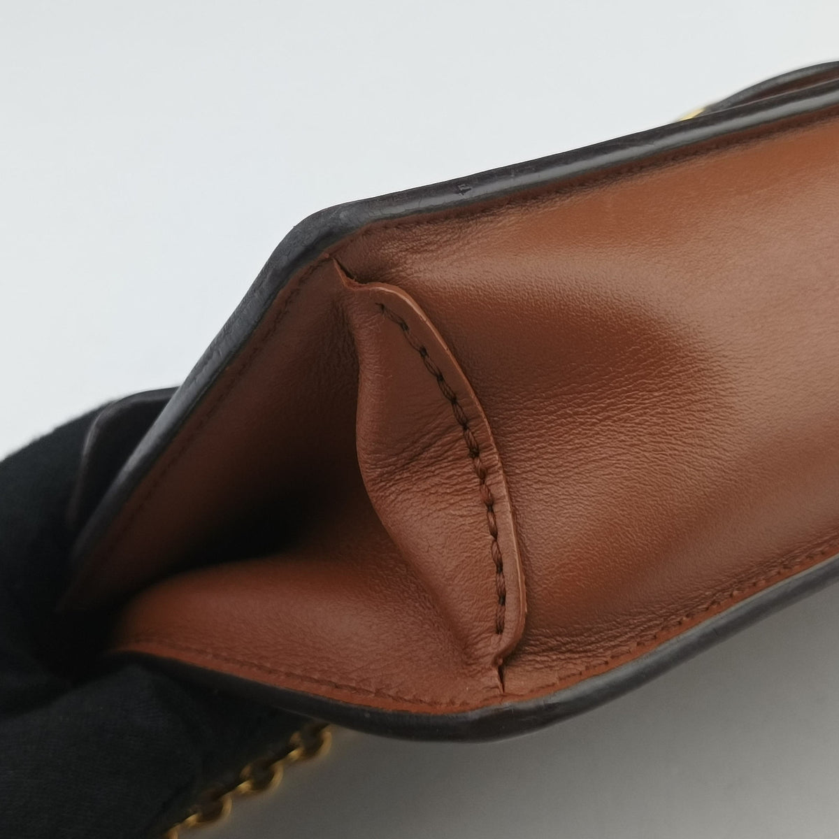 Pre-owned Louis Vuitton Portefeuille Dauphine Brown Monogram Reverse M68746 shoulderbag | stylenewstar