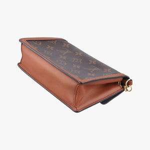 Pre-owned Louis Vuitton Portefeuille Dauphine Brown Monogram Reverse M68746 shoulderbag | stylenewstar
