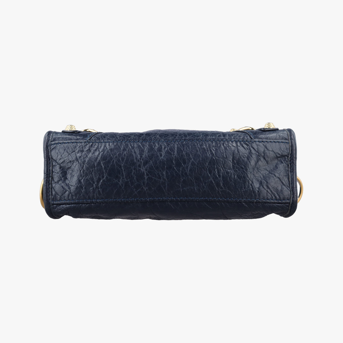 Pre-owned Balenciaga Classic City Mini Navy lambskin  shoulderbag | stylenewstar